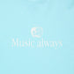 COTTON S/S T-SHIRT_Music always