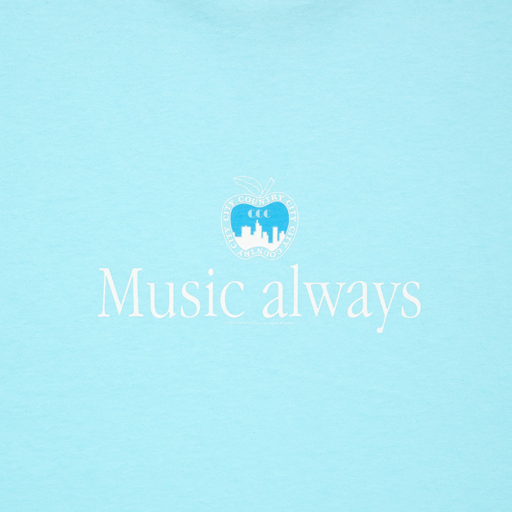 COTTON S/S T-SHIRT_Music always