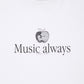 COTTON S/S T-SHIRT_Music always