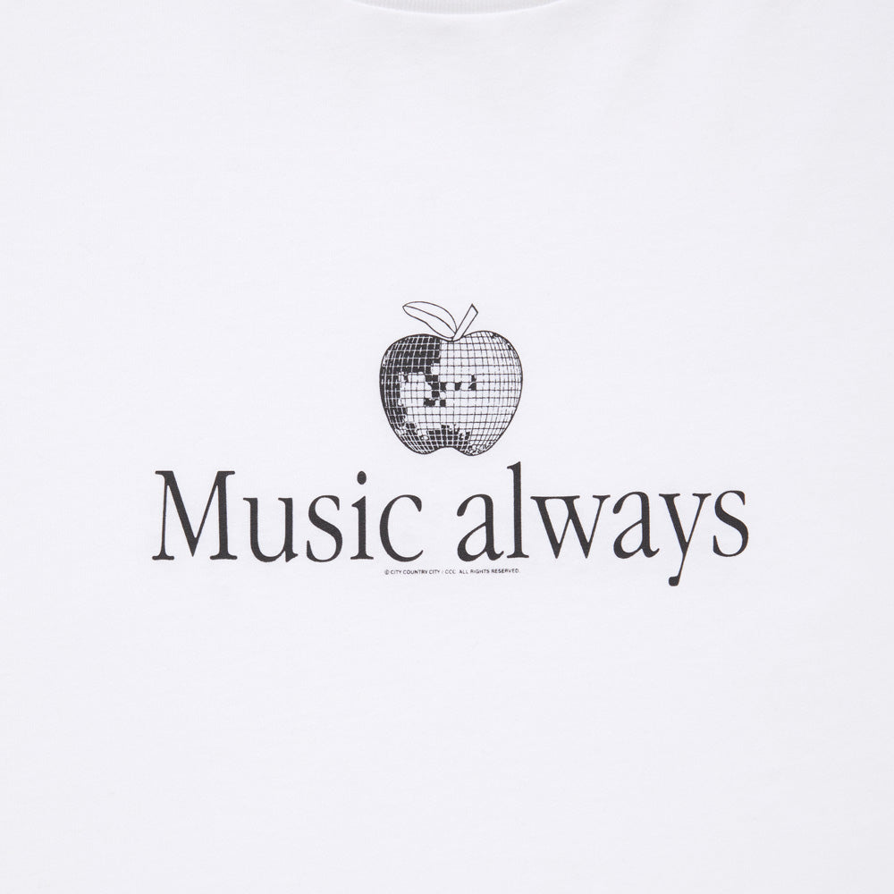 COTTON S/S T-SHIRT_Music always