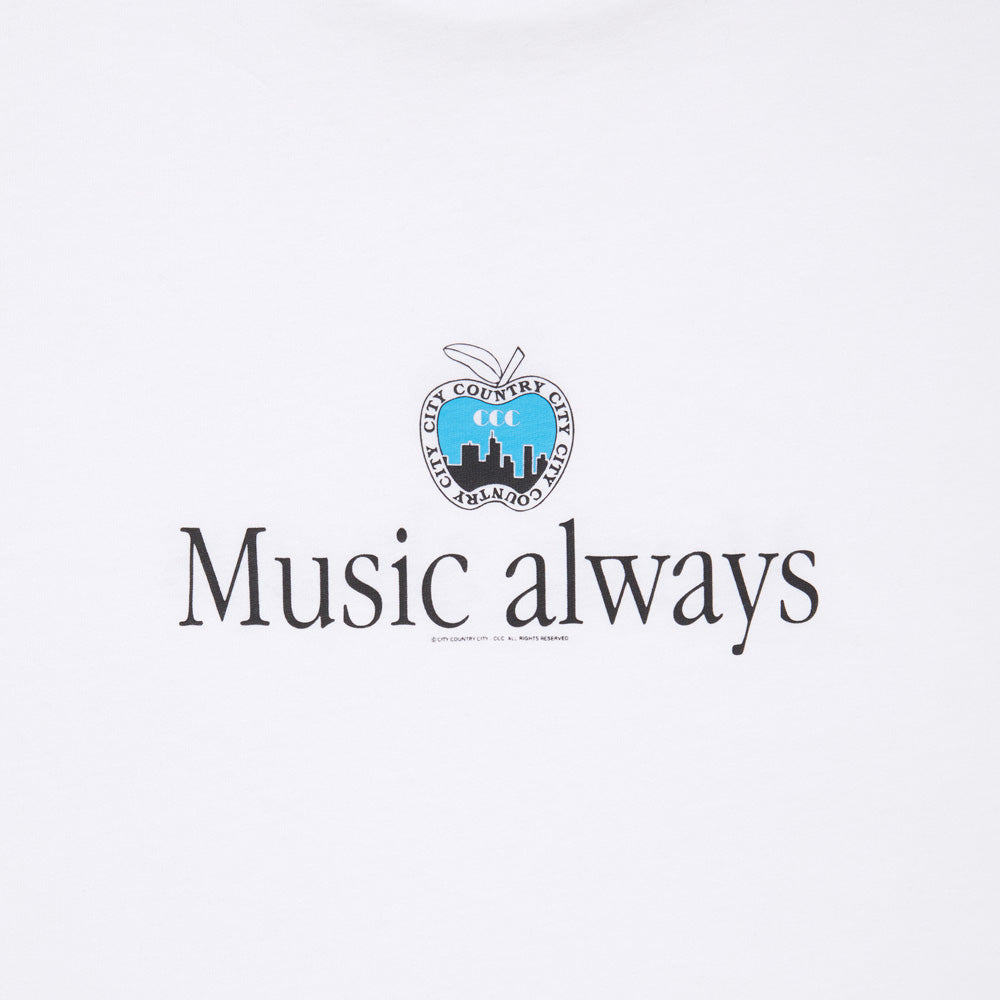 COTTON S/S T-SHIRT_Music always