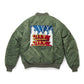 CITY COUNTRY CITY x AVIREX EMBROIDERED LOGO MA-1