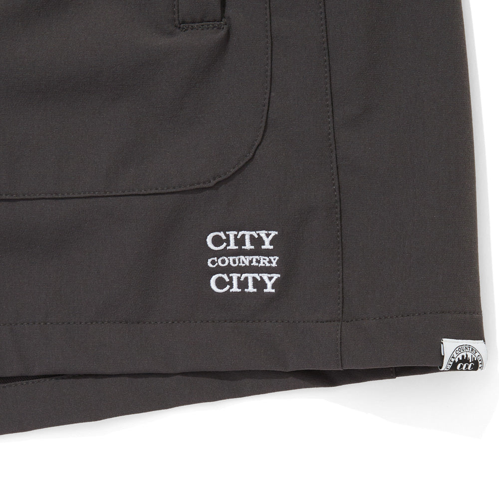 EMBROIDERD LOGO STRECH NYLON EASY SHORTS