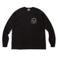 GARMENT DYE COTTON L/S T-SHIRT MUSIC AWAYS 9/19front
