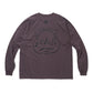 GARMENT DYE COTTON L/S T-SHIRT MUSIC AWAYS 9/19front