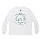 GARMENT DYE COTTON L/S T-SHIRT MUSIC AWAYS 9/19front