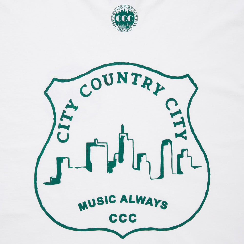 GARMENT DYE COTTON L/S T-SHIRT MUSIC AWAYS 9/19front