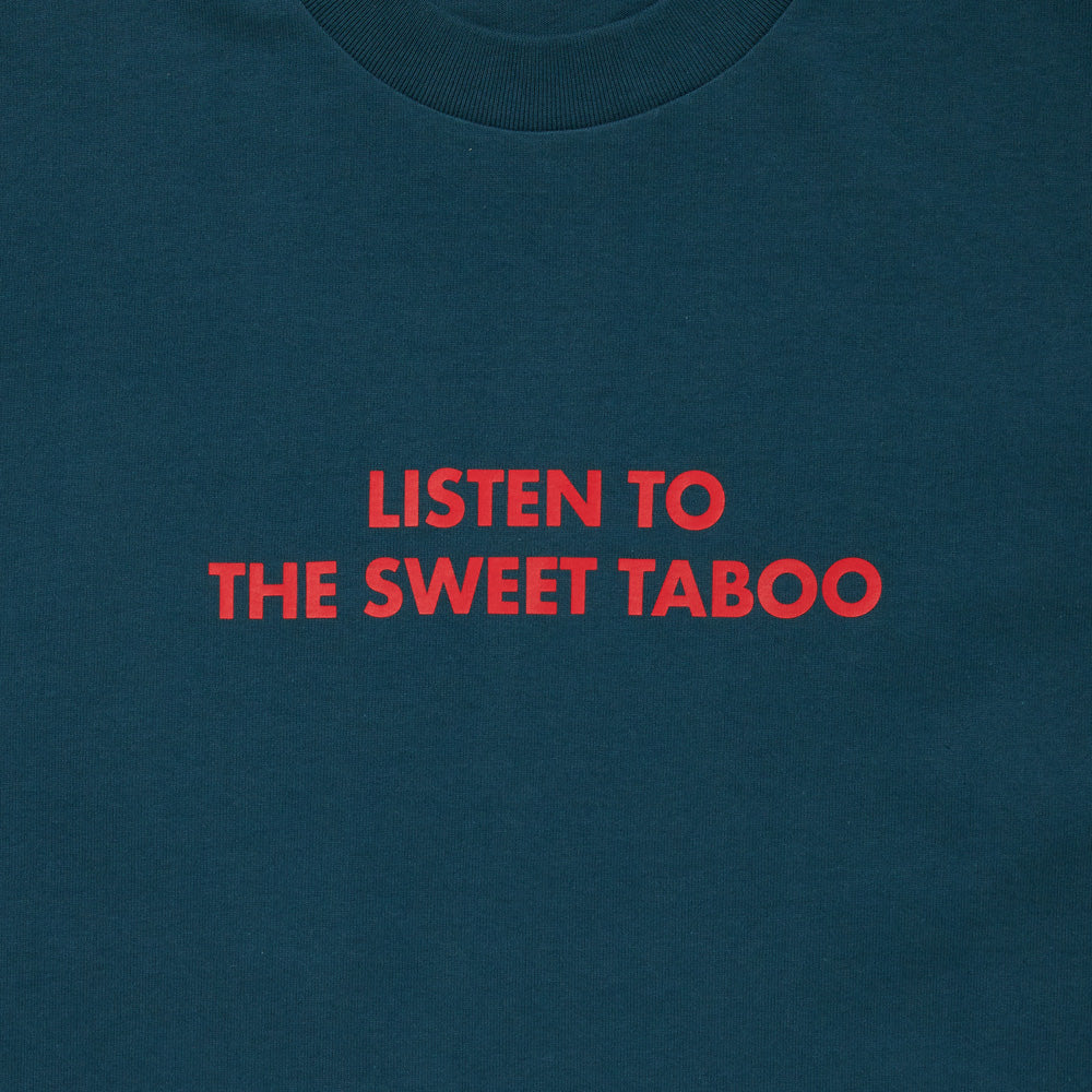 COTTON T-SHIRT LISTEN TO THE SWEET TABOO