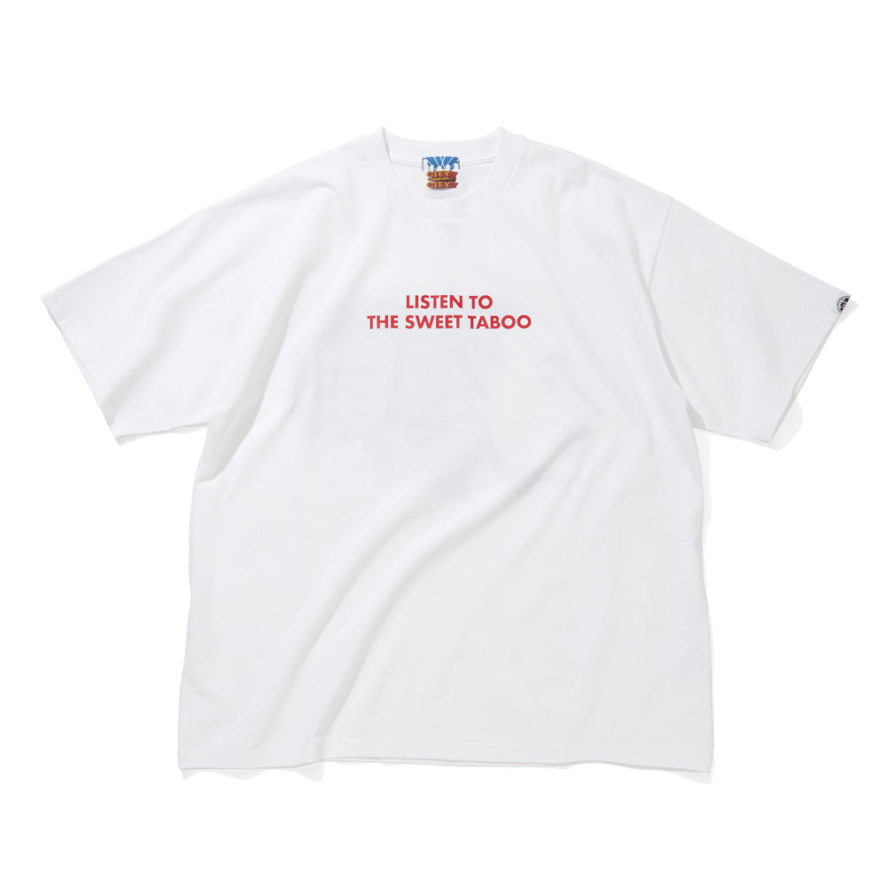 COTTON T-SHIRT LISTEN TO THE SWEET TABOO