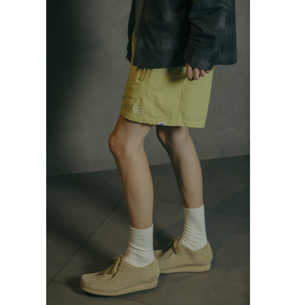 EMBROIDERD LOGO STRECH NYLON EASY SHORTS