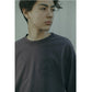 GARMENT DYE COTTON L/S T-SHIRT MUSIC AWAYS 9/19front