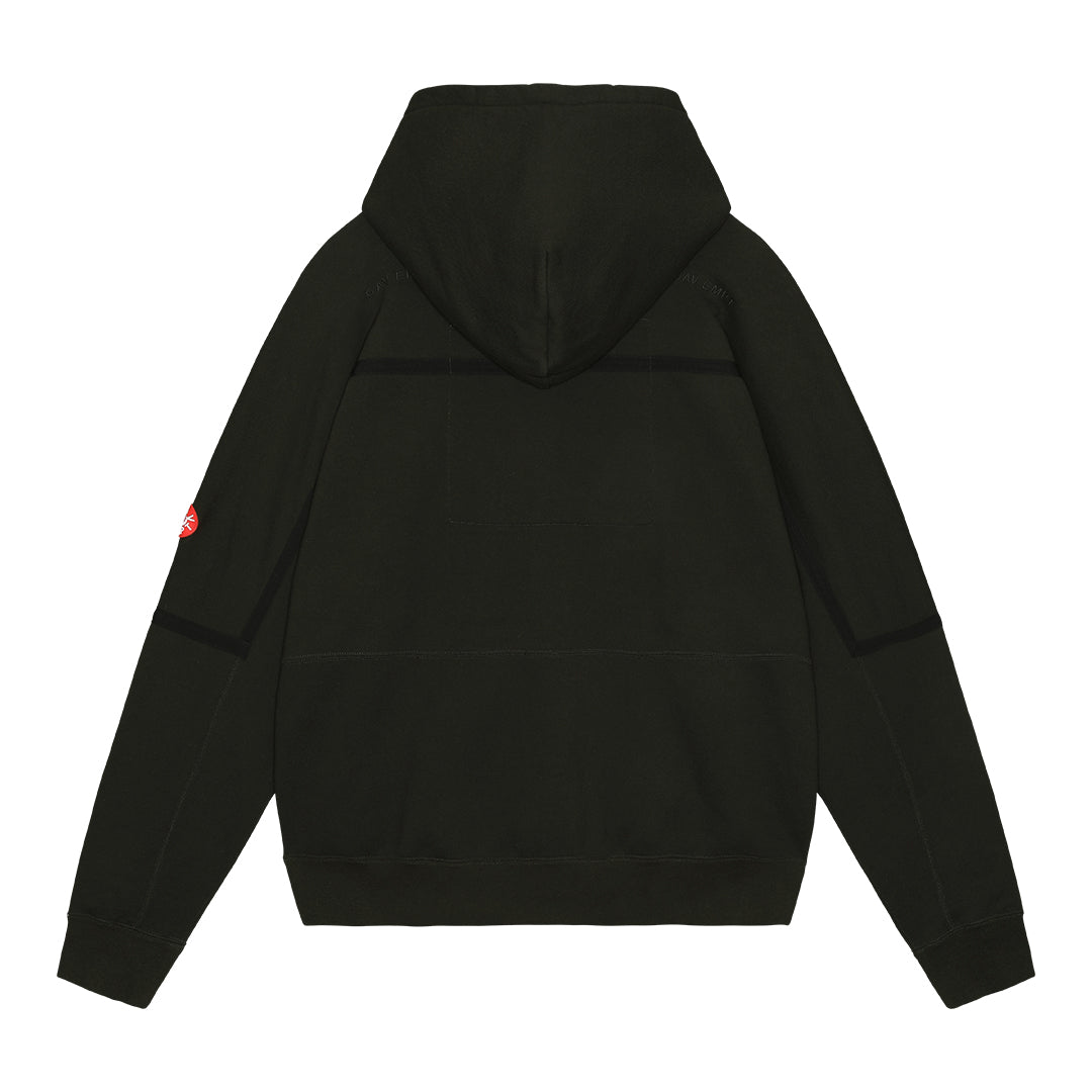 TAPED CUT ZIP HEAVY HOODY