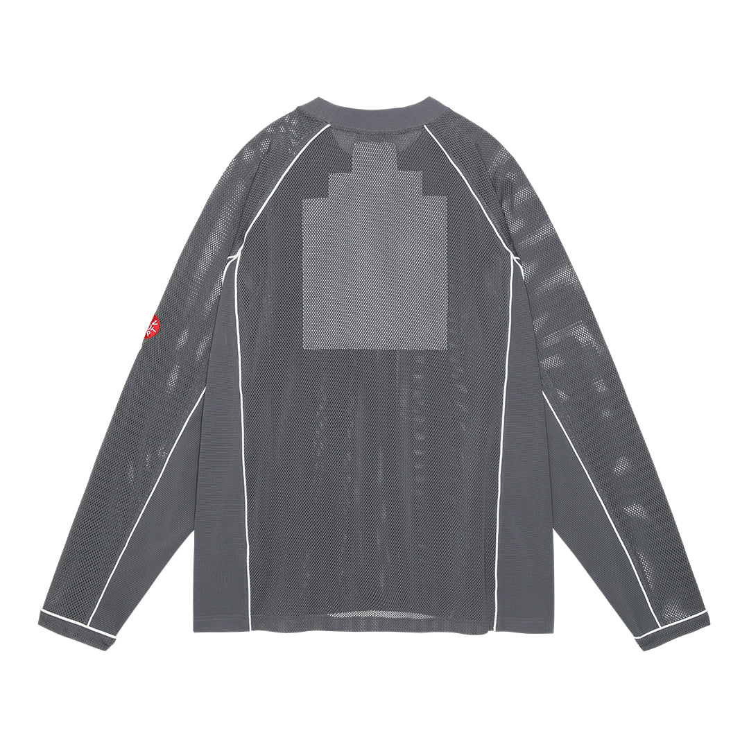 MESH RAGLAN COLOUR LONG SLEEVE T