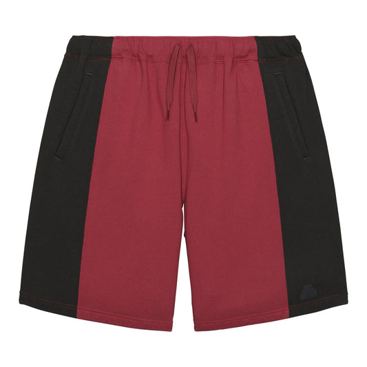 PANELED TWO TONE JOG SHORTS