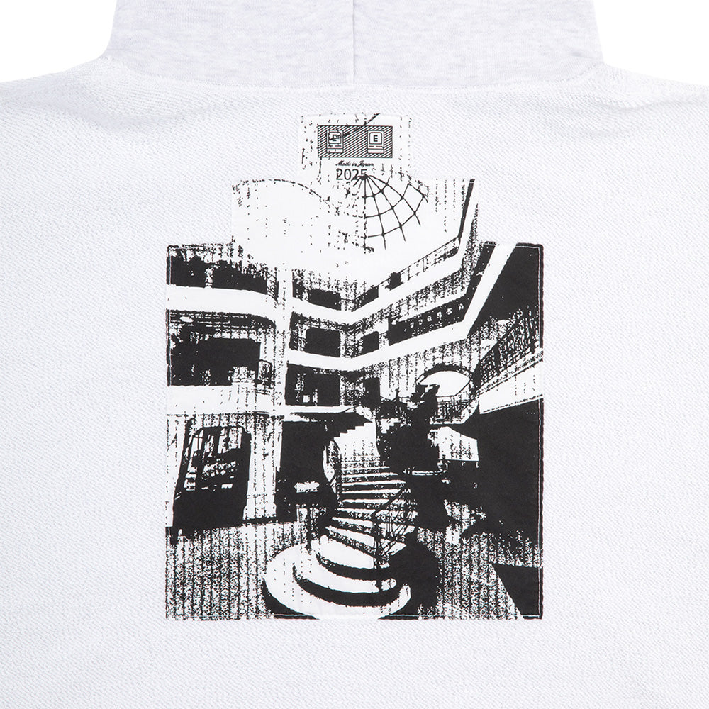 SOLID LOOSE ZIP HOODY