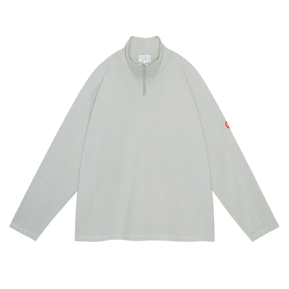 DBL KNIT HALF ZIP LONG SLEEVE