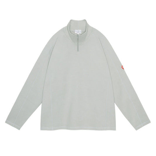 DBL KNIT HALF ZIP LONG SLEEVE