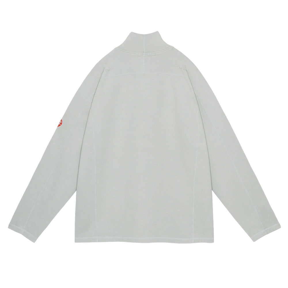 DBL KNIT HALF ZIP LONG SLEEVE