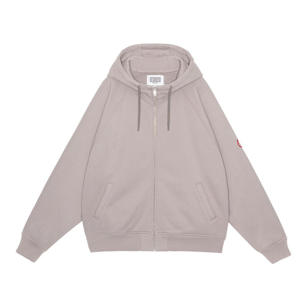 SOLID BIG HEAVY ZIP HOODY