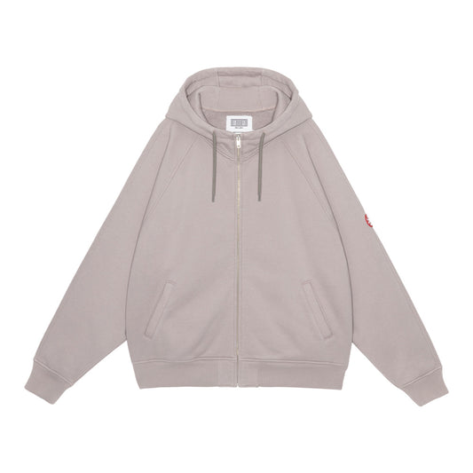 SOLID BIG HEAVY ZIP HOODY