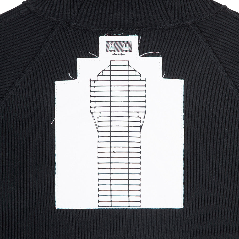 WIDE RIB BIG HEAVY ZIP HOODY