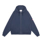 SOLID BIG HEAVY ZIP HOODY