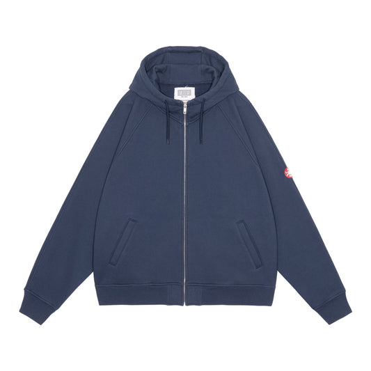 SOLID BIG HEAVY ZIP HOODY