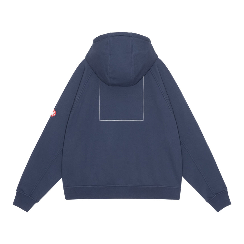 SOLID BIG HEAVY ZIP HOODY