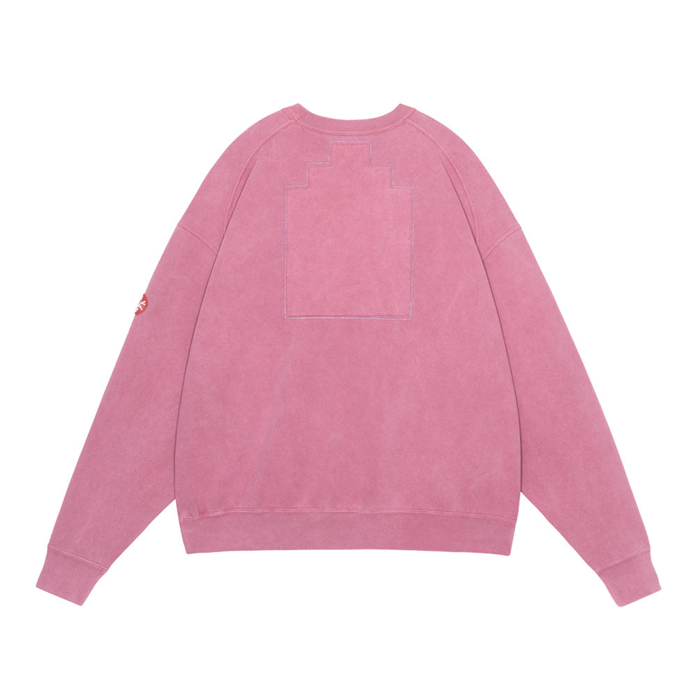 OVERDYE PANEL SHOULDER CREW NECK
