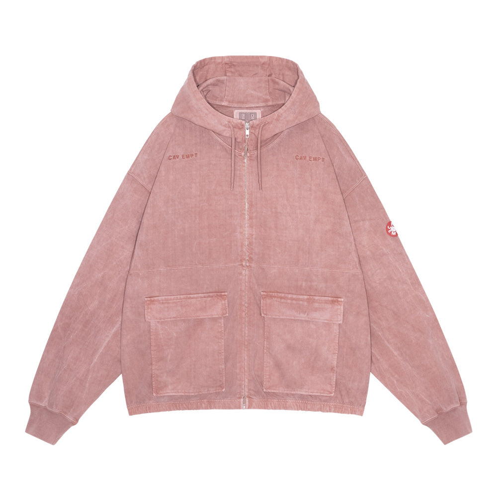 OVERDYED LIGHT ZIP HOODY