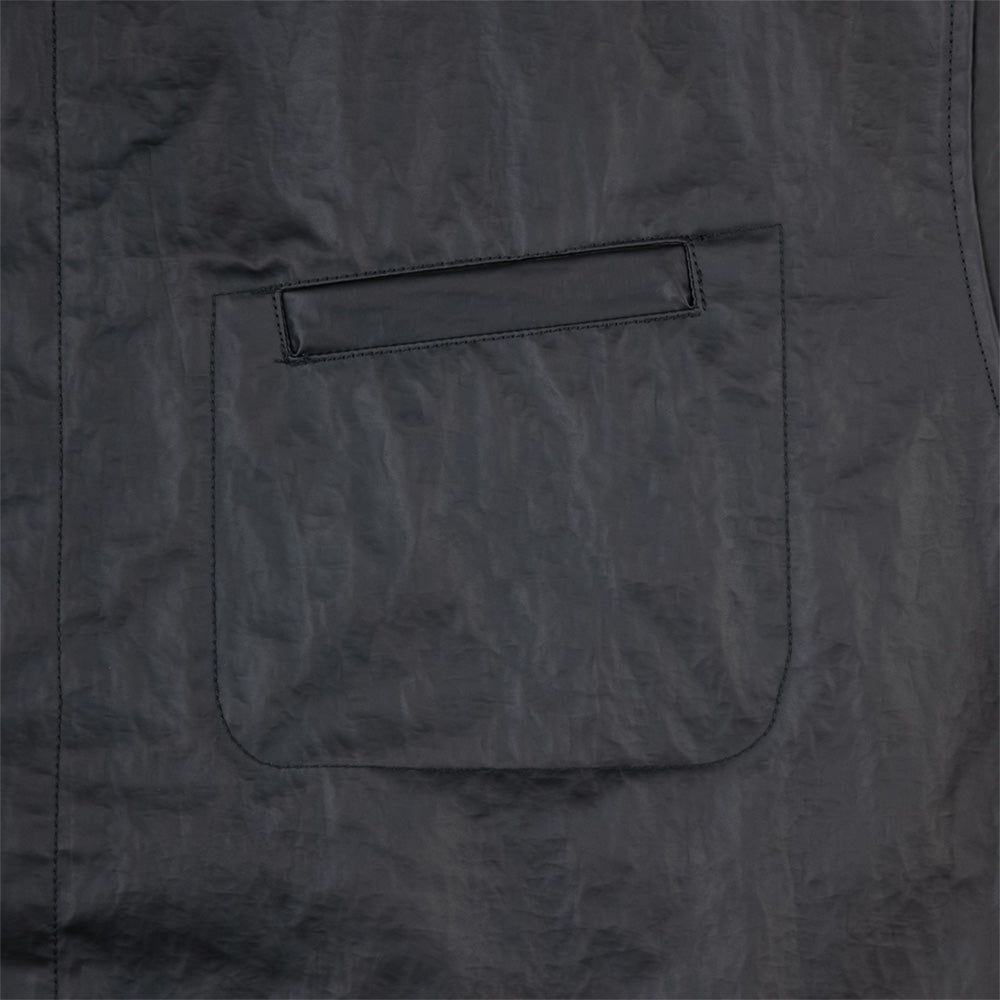 PU LAYER NYLON ZIP JACKET