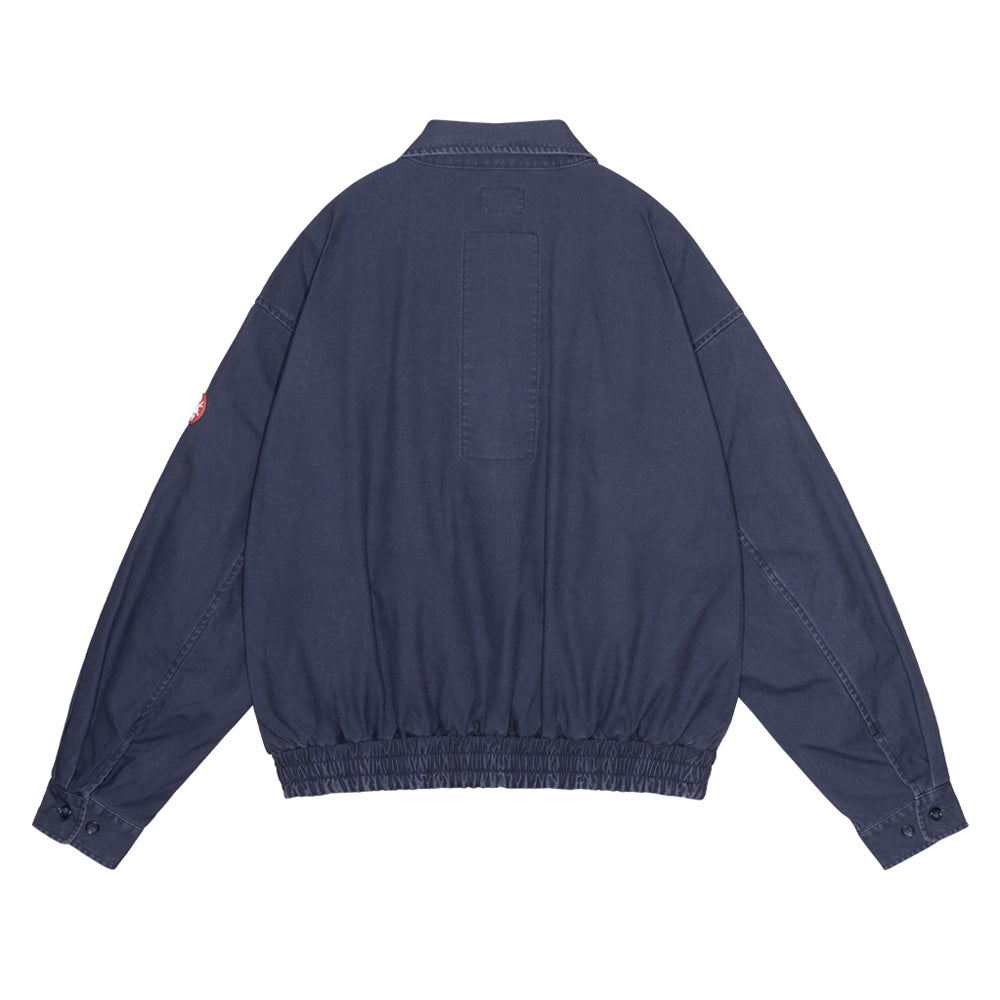 WASHED COTTON DUCK ZIP JACKET