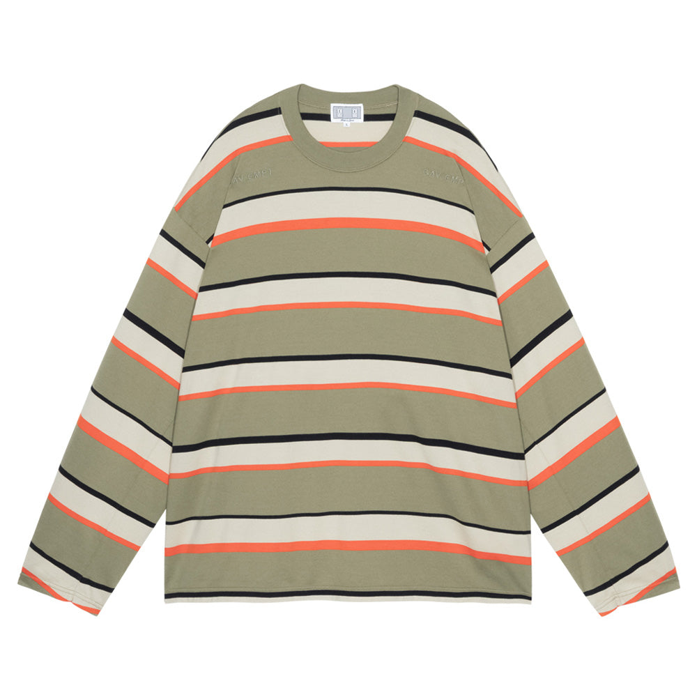DISTINCTION STRIPE LONG SLEEVE T