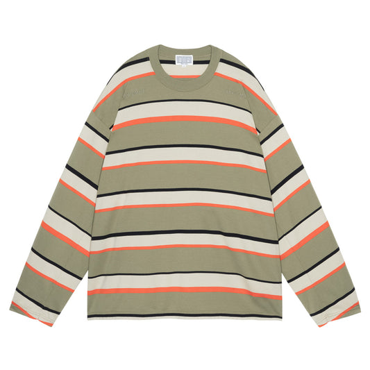 DISTINCTION STRIPE LONG SLEEVE T
