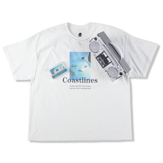 Coastlines T-SHIRT with cassette tape