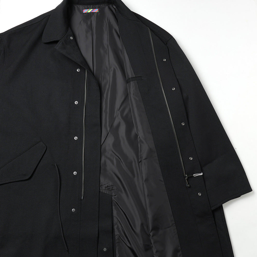 Merino Wool Military Coat