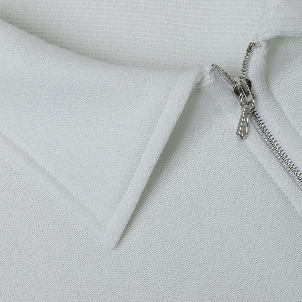 Suvin Sweat Half Zip Pullover