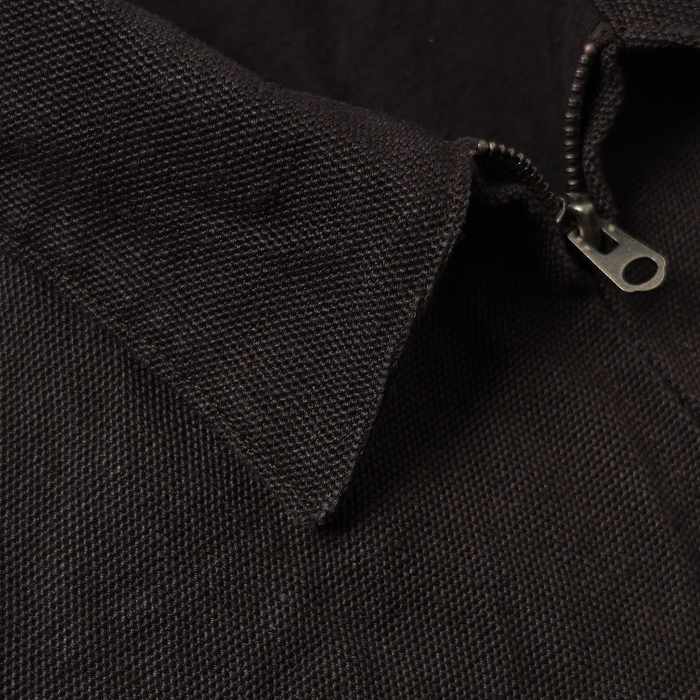 ヘンプダック ジップショートジャケット