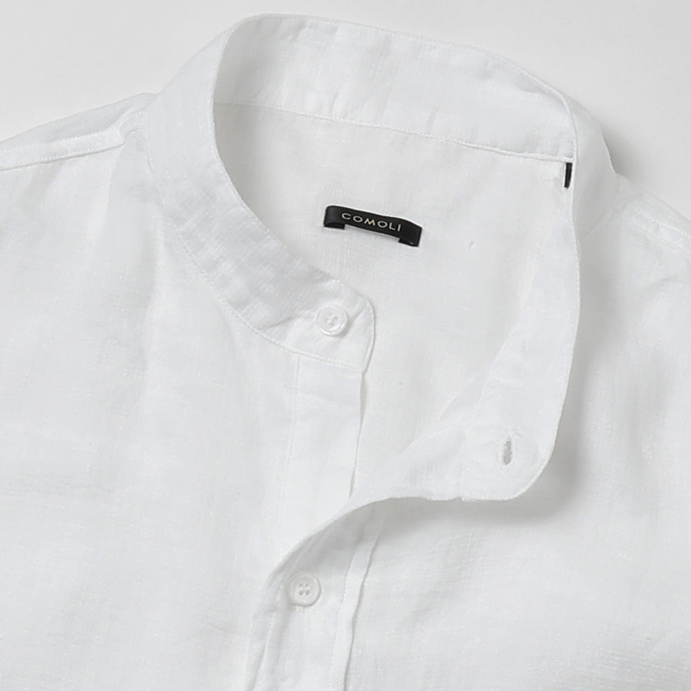 Linen W Cross Pullover Shirt