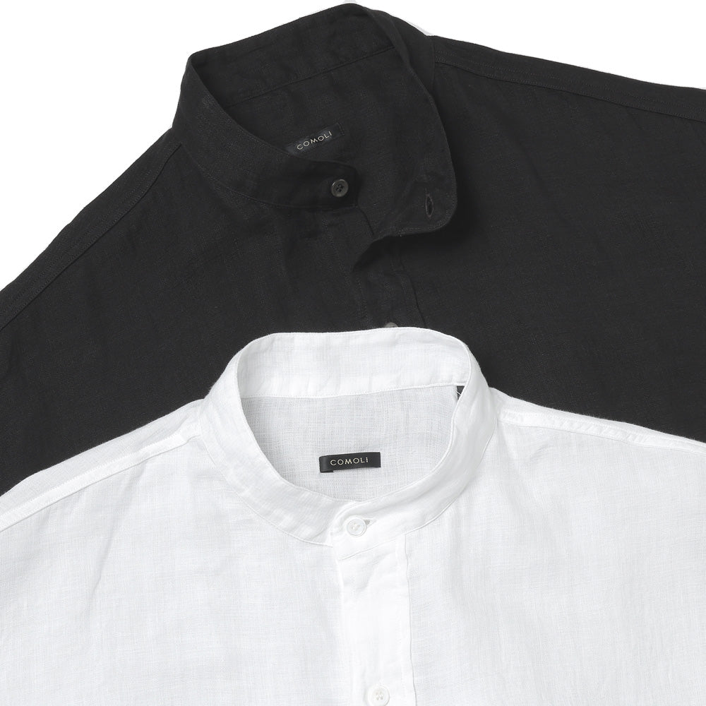 Linen W Cross Pullover Shirt