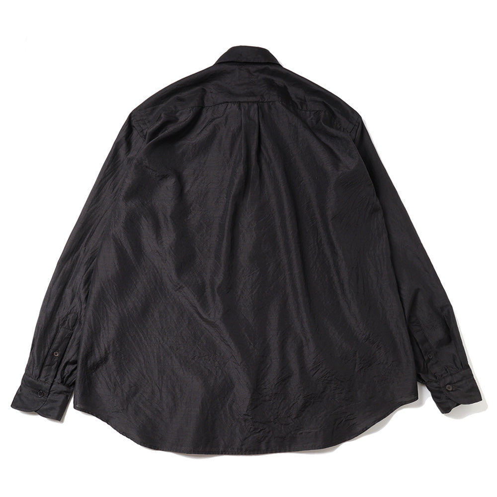 Wool silk pullover shirt 