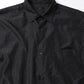 Wool silk pullover shirt 