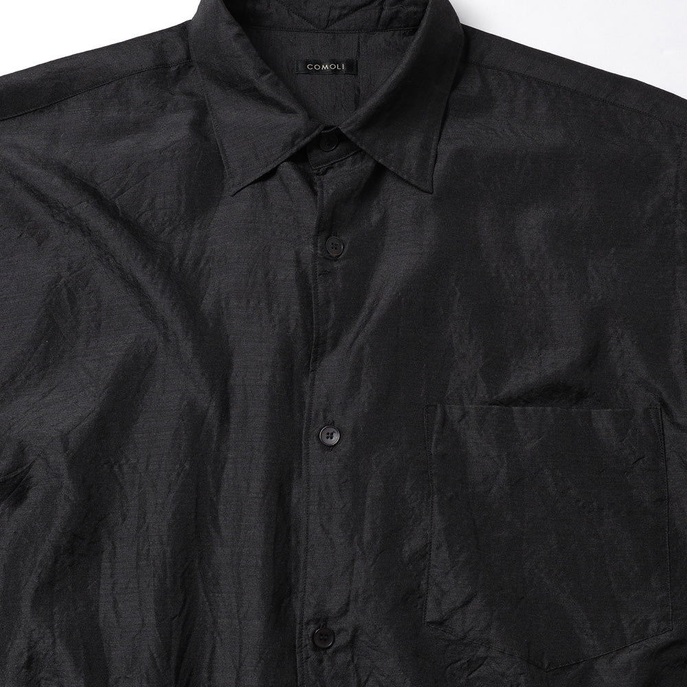 Wool silk pullover shirt 