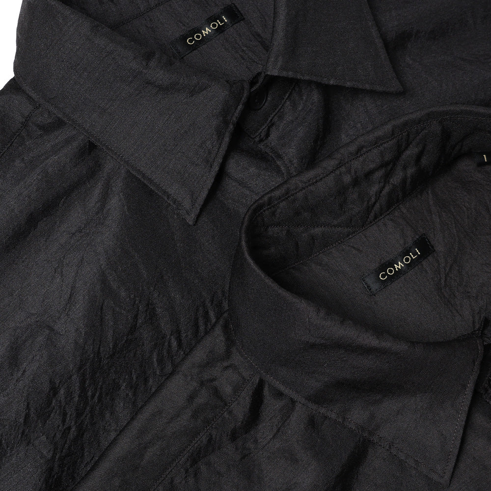 Wool silk pullover shirt 