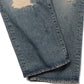 Straight Vintage Repair Denim Pants