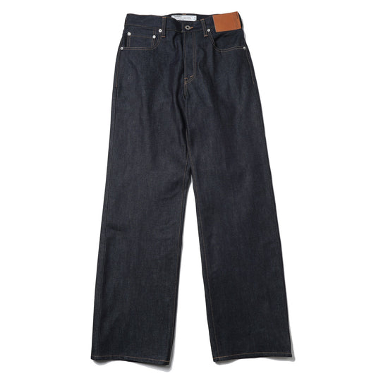 Straight Rigid Denim Pants