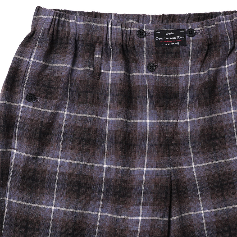 Good Sleeping Wear Silk Cotton Check Pants