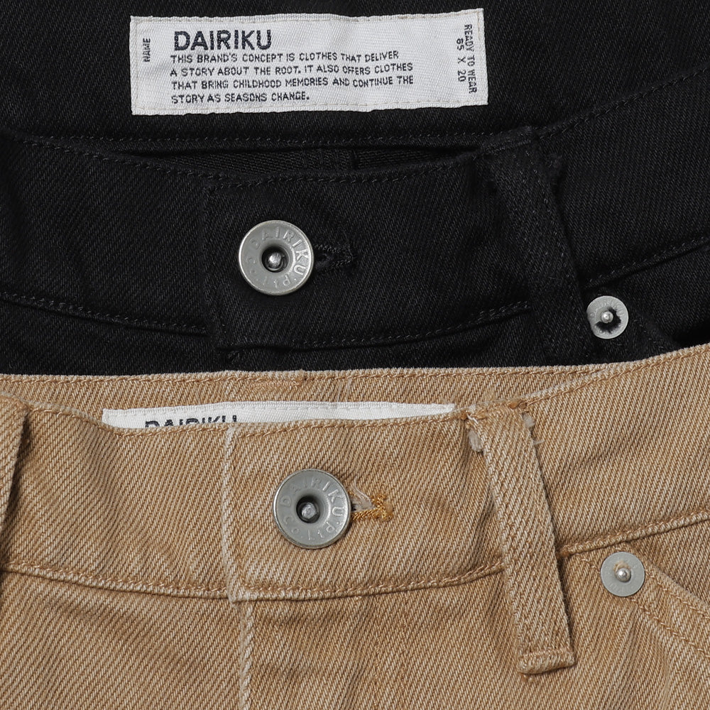 Wide Vintage Wash Painter Chino Pants