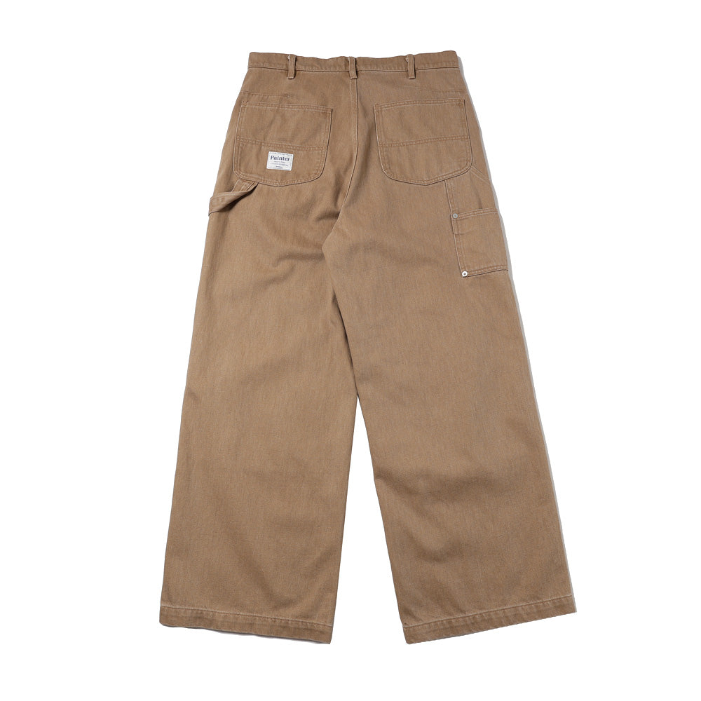 Wide Vintage Wash Painter Chino Pants