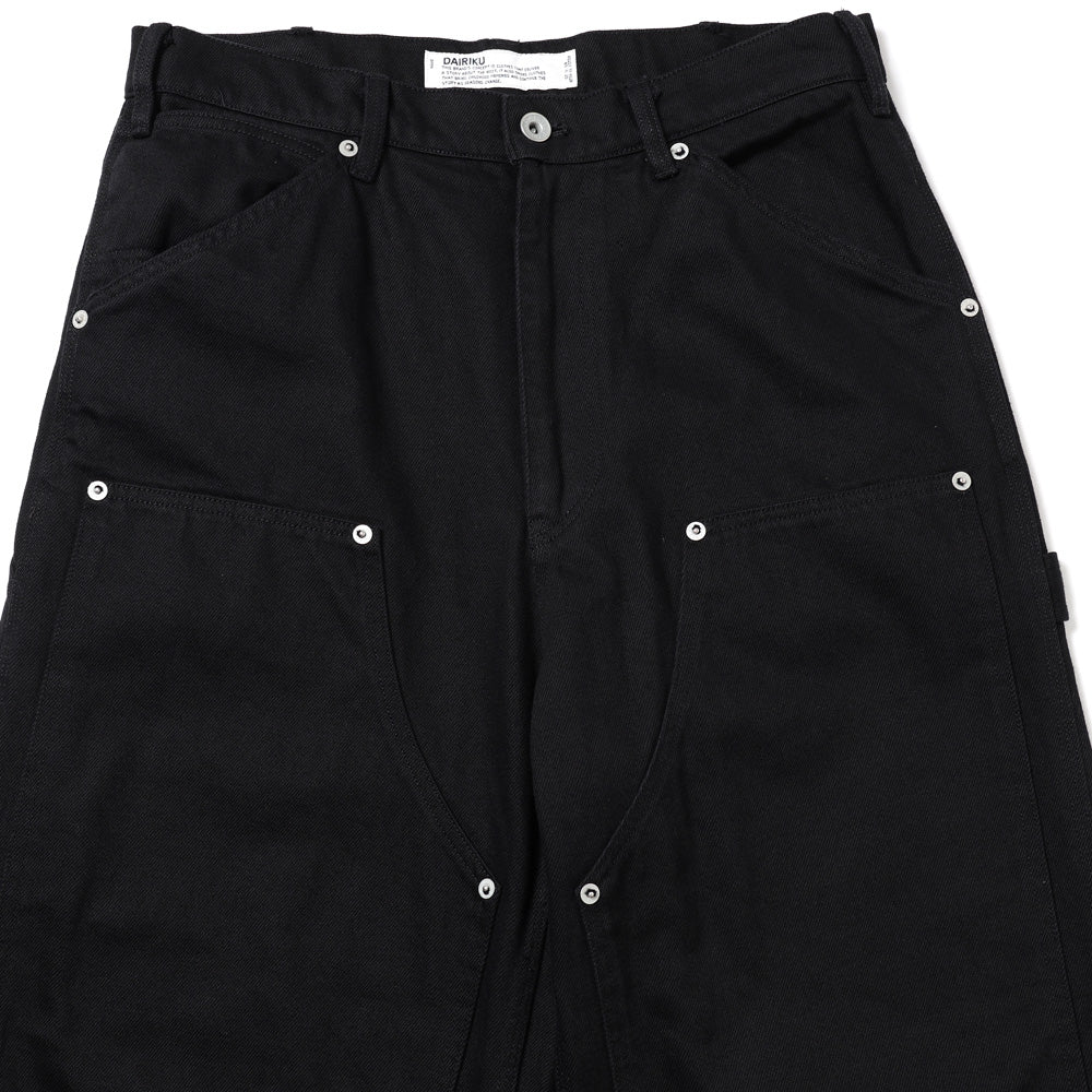 Wide Vintage Wash Painter Chino Pants